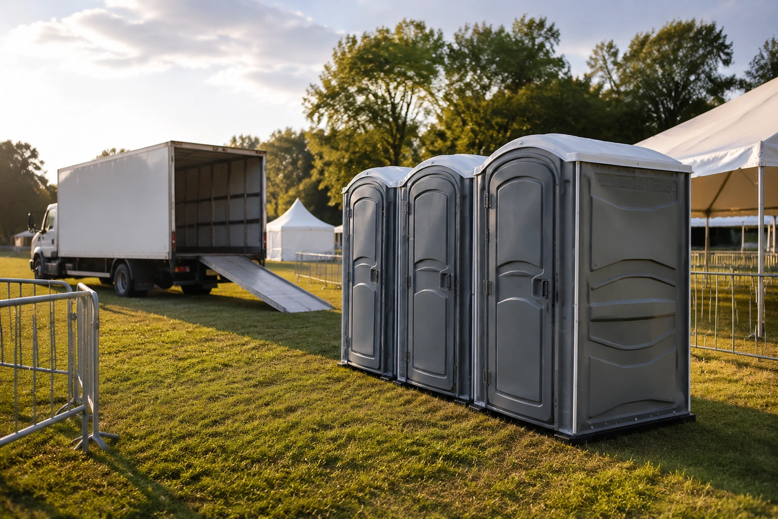Portable restroom rental planning for Beach Park, IL